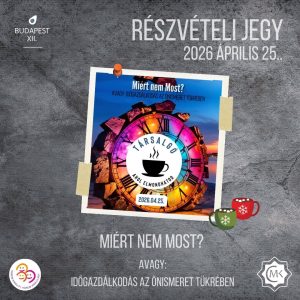 Miért nem most -időgazdálkodás - önismeret-társalgó